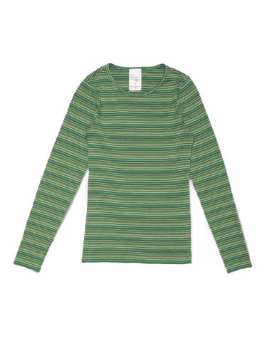glore Nudie Jeans Jessy LS T-Shirt Striped Rib Große Rabatte