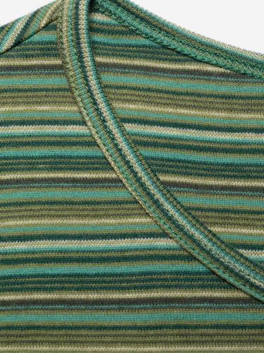 glore Nudie Jeans Jessy LS T-Shirt Striped Rib Große Rabatte