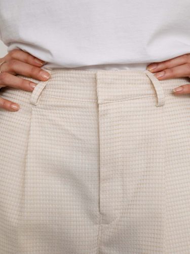 glore Rotholz Cropped Pantalone Tiefpreis