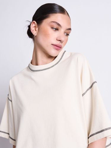 glore JAN 'N JUNE Cropped Boxy T-Shirt Blomst Sonderangebot der Fabrik
