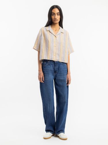 glore Rotholz Cropped Bowling Shirt Multi