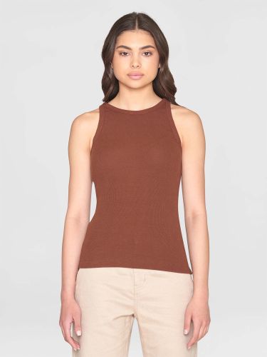 glore Knowledge Cotton Apparel Racer Rib Top