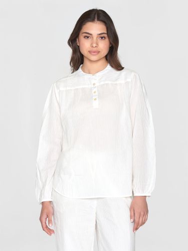 glore Knowledge Cotton Apparel A-Shape Stripe Structure Shirt
