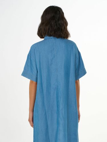 glore Knowledge Cotton Apparel A-Shape denim dress Fabrik Onlineshop