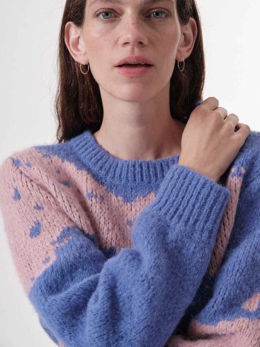 glore LANIUS Pullover mit Intarsie Blitzangebot