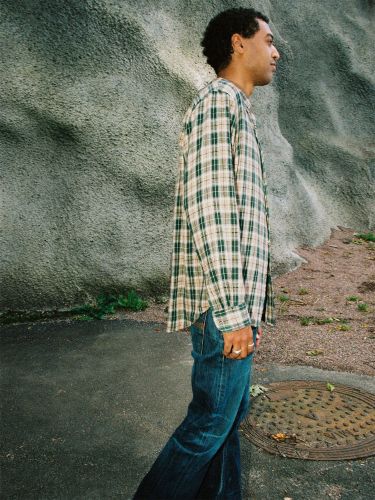 glore Nudie Jeans Julian Farmers Check Shirt