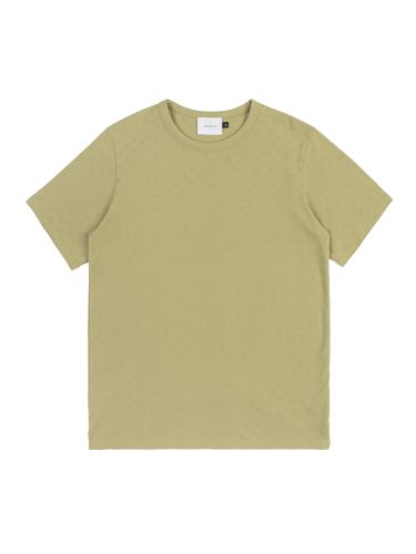glore Rotholz Tonal Check T-Shirt Schlussverkauf