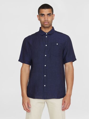 glore Knowledge Cotton Apparel Regular Linen Short Sleeve Shirt
