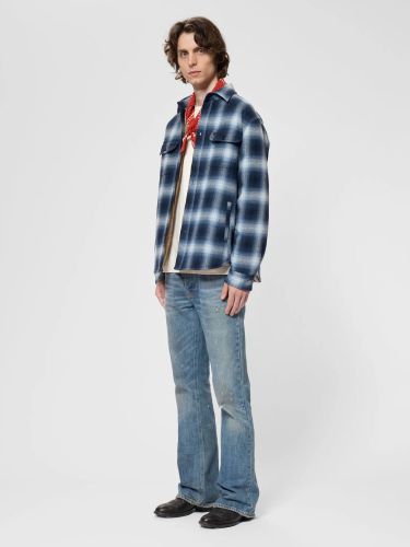 glore Nudie Jeans Glenn Padded Shadow Check Shirt