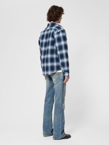 glore Nudie Jeans Glenn Padded Shadow Check Shirt Bestseller