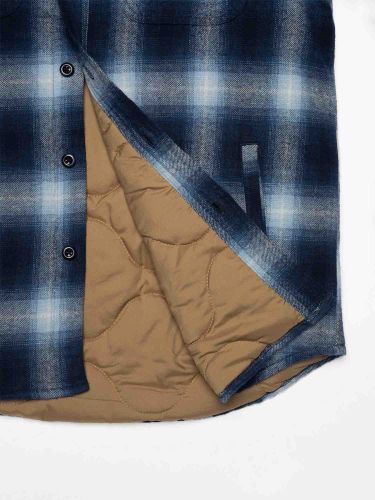 glore Nudie Jeans Glenn Padded Shadow Check Shirt Bestseller