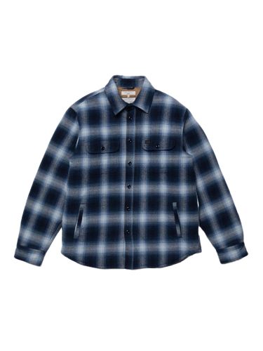 glore Nudie Jeans Glenn Padded Shadow Check Shirt Bestseller