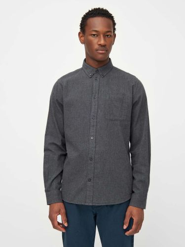 glore Knowledge Cotton Apparel Regular Fit Melangé Flannel Shirt