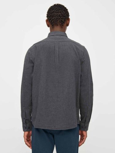 glore Knowledge Cotton Apparel Regular Fit Melangé Flannel Shirt Fabrikladen