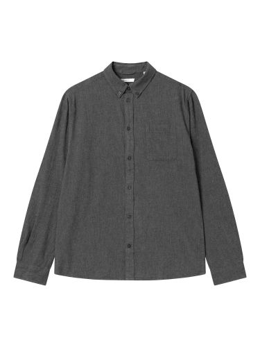 glore Knowledge Cotton Apparel Regular Fit Melangé Flannel Shirt Fabrikladen