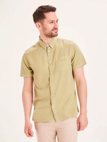 glore Knowledge Cotton Apparel LARCH Tencel garment dyed SS custom fit shirt
