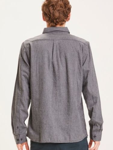 glore Knowledge Cotton Apparel ELDER Regular Fit Melange Flannel Shirt JETZT KAUFEN