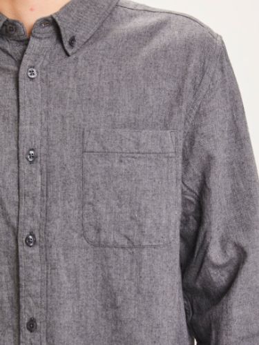 glore Knowledge Cotton Apparel ELDER Regular Fit Melange Flannel Shirt JETZT KAUFEN