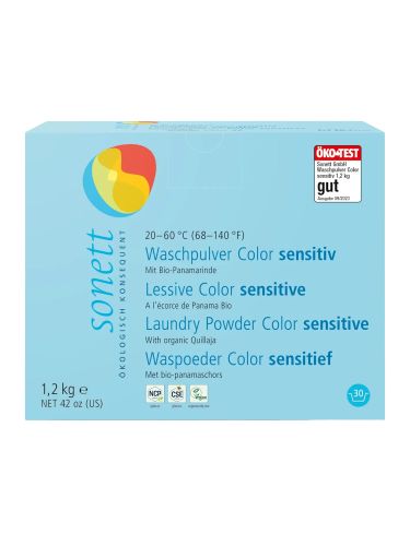 glore Sonett Waschpulver Color sensitiv Letzter Tag