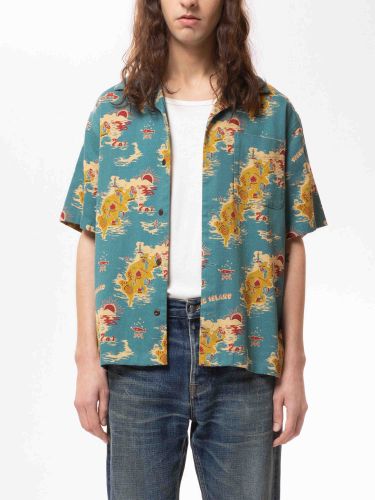 glore Nudie Jeans Aron Islands Fabrikladen