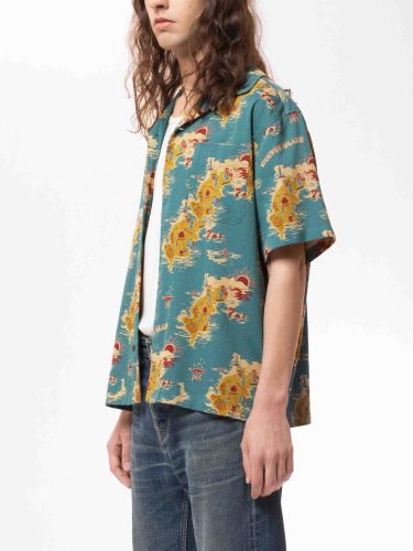 glore Nudie Jeans Aron Islands Fabrikladen