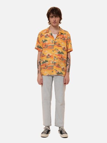 glore Nudie Jeans Arvid Hawaii Shirt Begrenzt auf 3 Tage