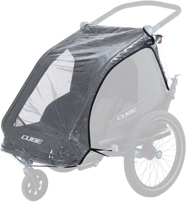 Cube CUBE Regenschutz für Kinder Fahrradanhänger Double CMPT &vert; 2025 Heißer Verkauf