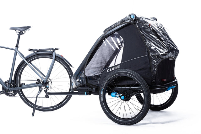 Cube CUBE Regenschutz für Kinder Fahrradanhänger Double CMPT &vert; 2025 Heißer Verkauf