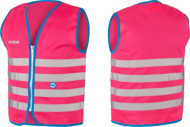 fahrrad.de u0026 Bikester Wowow Sicherheitsweste Fun Jacket für Kinder pink &vert; 2025 Begrenzte Freigabe