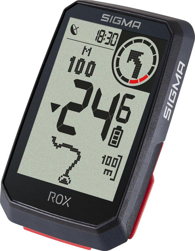 SIGMA Sigma ROX 4.0 Fahrradcomputer inkl. Vorbauhalterung schwarz &vert; 2025 zollfrei