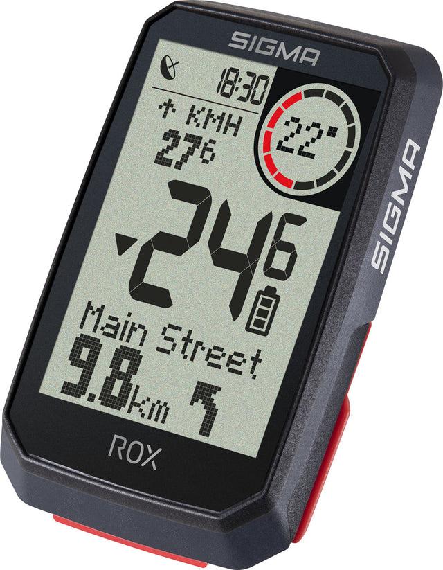 SIGMA Sigma ROX 4.0 Fahrradcomputer inkl. Vorbauhalterung schwarz &vert; 2025 zollfrei