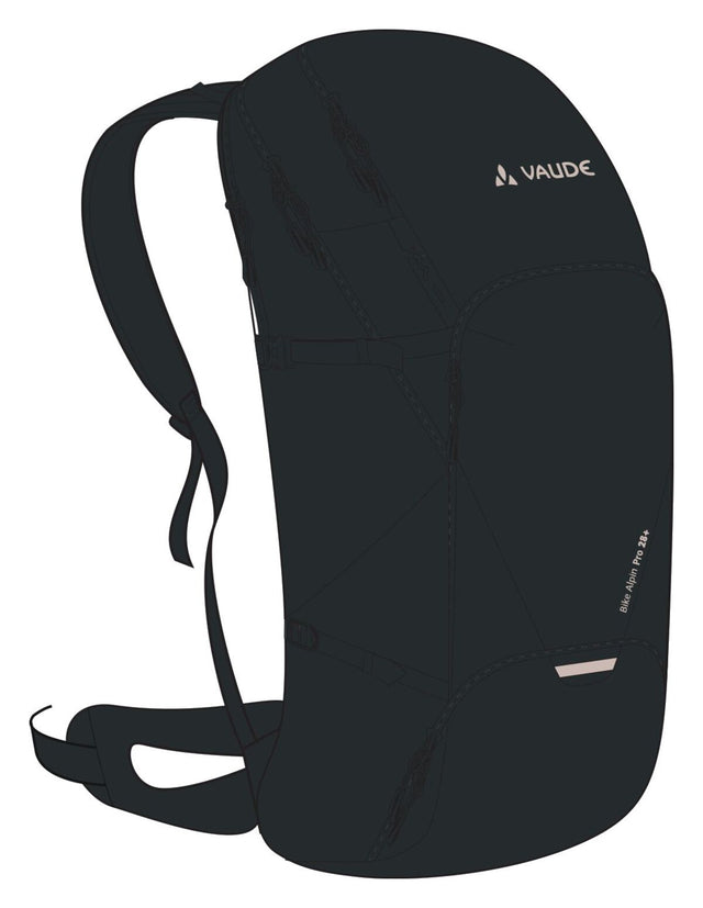 VAUDE VAUDE Bike Alpin Pro 28 + Rucksack schwarz &vert; 2025 Bis zu 50% Rabatt
