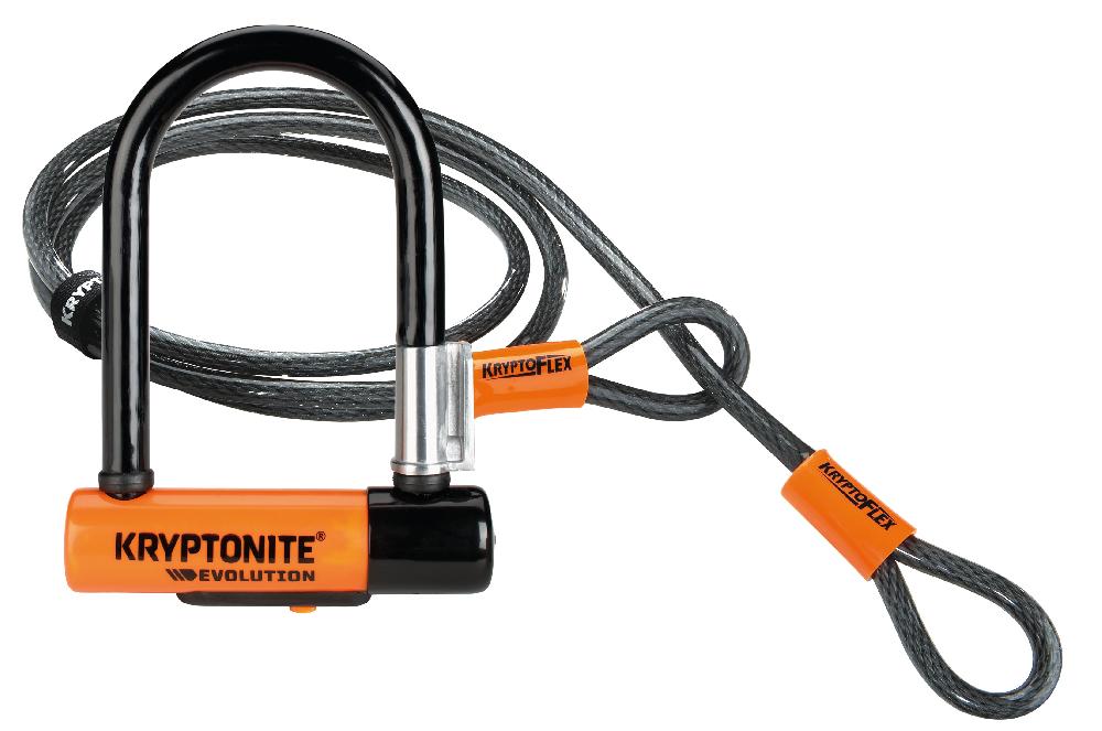 Kryptonite Kryptonite Evolution Mini-7 Bügelschloss + KryptoFlex™ | 2025