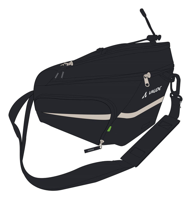 VAUDE VAUDE Silkroad Plus Gepäckträgertasche Uniclip schwarz &vert; 2025 Super Rabatt