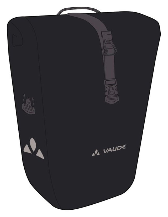 VAUDE VAUDE Aqua Back Deluxe Gepäckträgertasche schwarz &vert; 2025 Rabatt