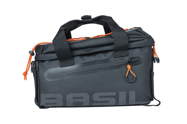 Basil Basil Miles Tarpaulin Gepäckträgertasche 7l schwarz/orange | 2025