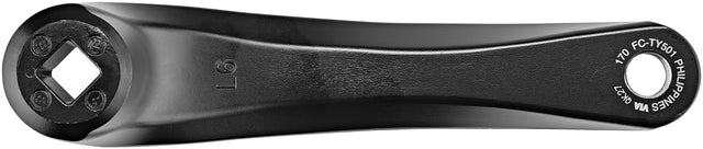 Shimano Shimano FC-TY501 Kurbelgarnitur 6/7/8-fach 48-38-28 Zähne schwarz &vert; 2025