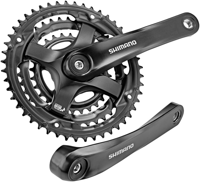 Shimano Shimano FC-TY501 Kurbelgarnitur 6/7/8-fach 48-38-28 Zähne schwarz &vert; 2025 Outlet