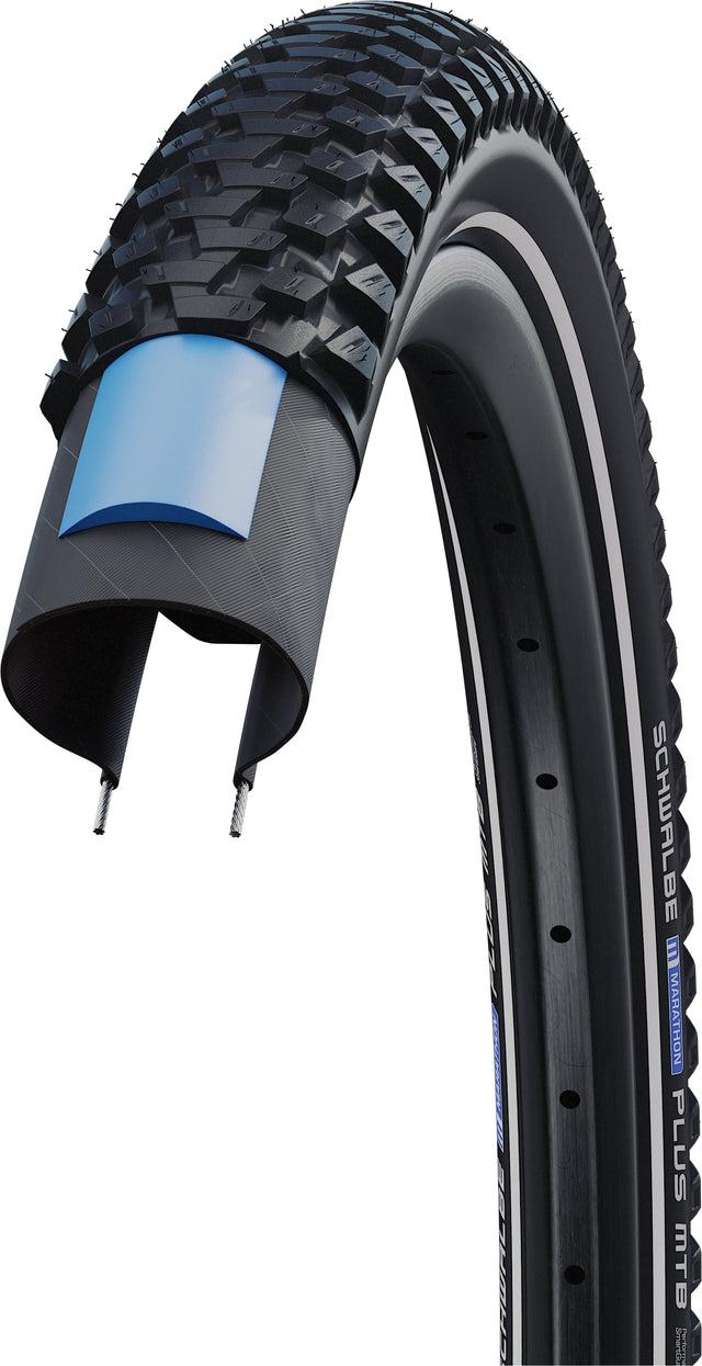 Schwalbe Schwalbe Marathon Plus MTB Drahtreifen 26x2.25" Performance SmartGuard &vert; 2025 Sonderangebot der Fabrik
