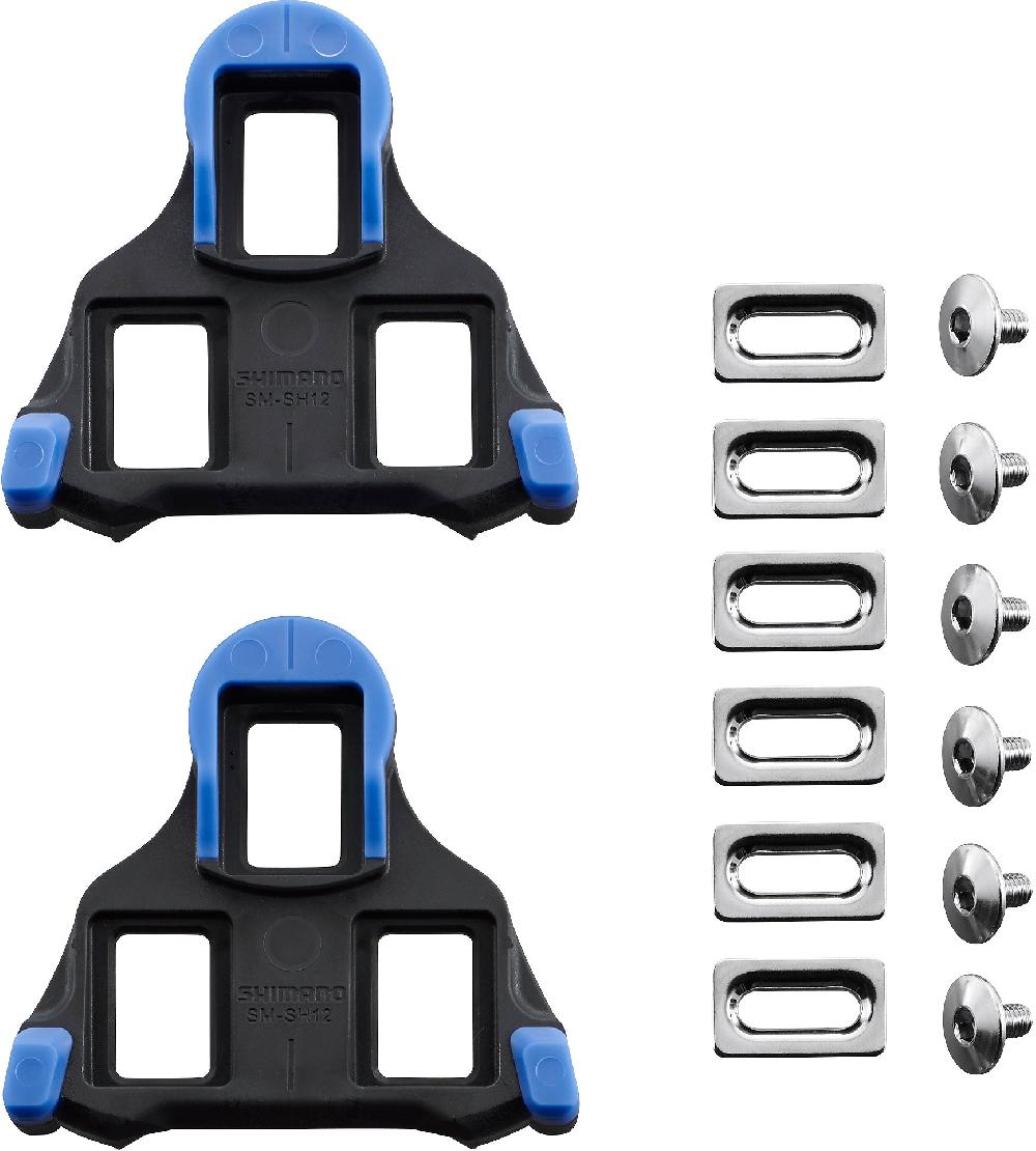 Shimano Shimano SM-SH12 Cleat Kit für SPD-SL Pedale schwarz/blau | 2025
