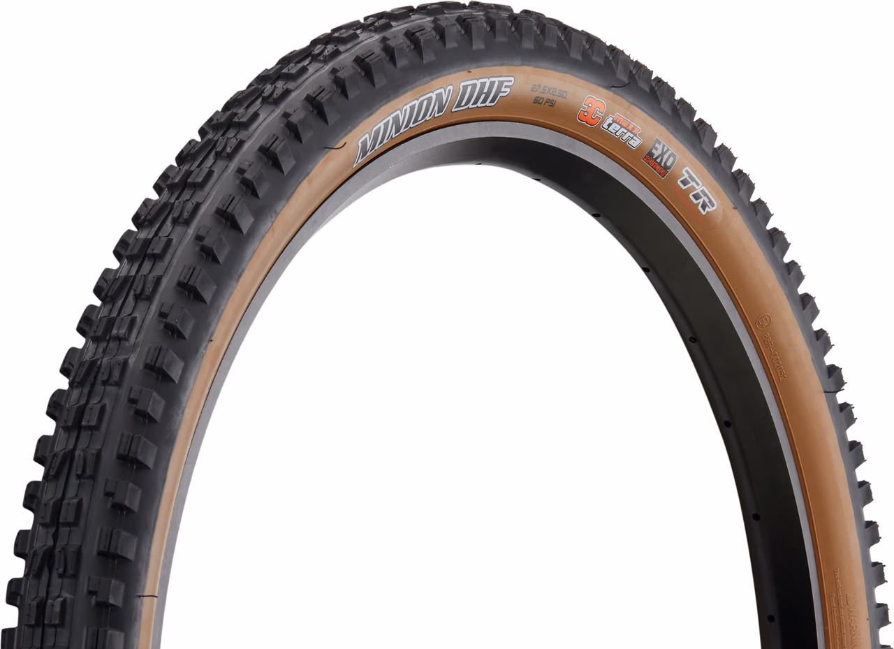 Sale Maxxis Minion DHF EXO TR 3C MaxxTerra Tanwall 27 5" Faltreifen