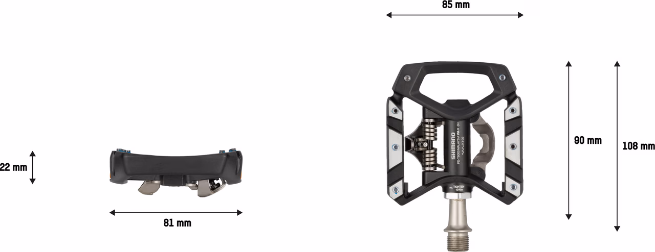 Shimano XT Klick-/Plattformpedale PD-T8000 zollfrei