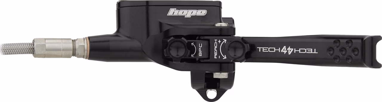 Hope Tech 4 V4 v+h Set Scheibenbremse mit Stahlflexleitung Kauf eins, bekomm eins gratis