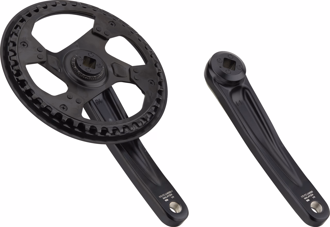 Shimano CUES Kurbelgarnitur FC-U4000-1 Vierkant mit Kettenschutzring Große Rabatte