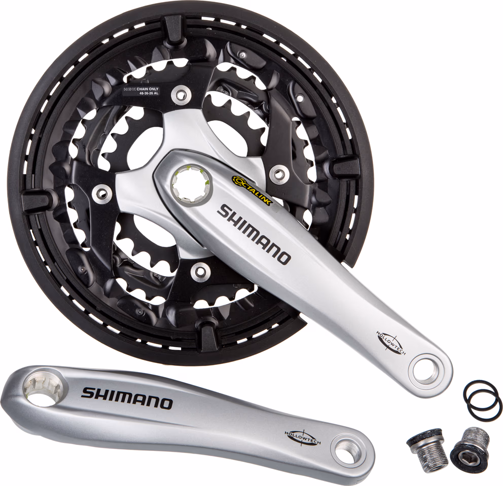 Shimano FC-T521 Kurbelgarnitur Octalink mit Kettenschutzring Günstiger Verkauf
