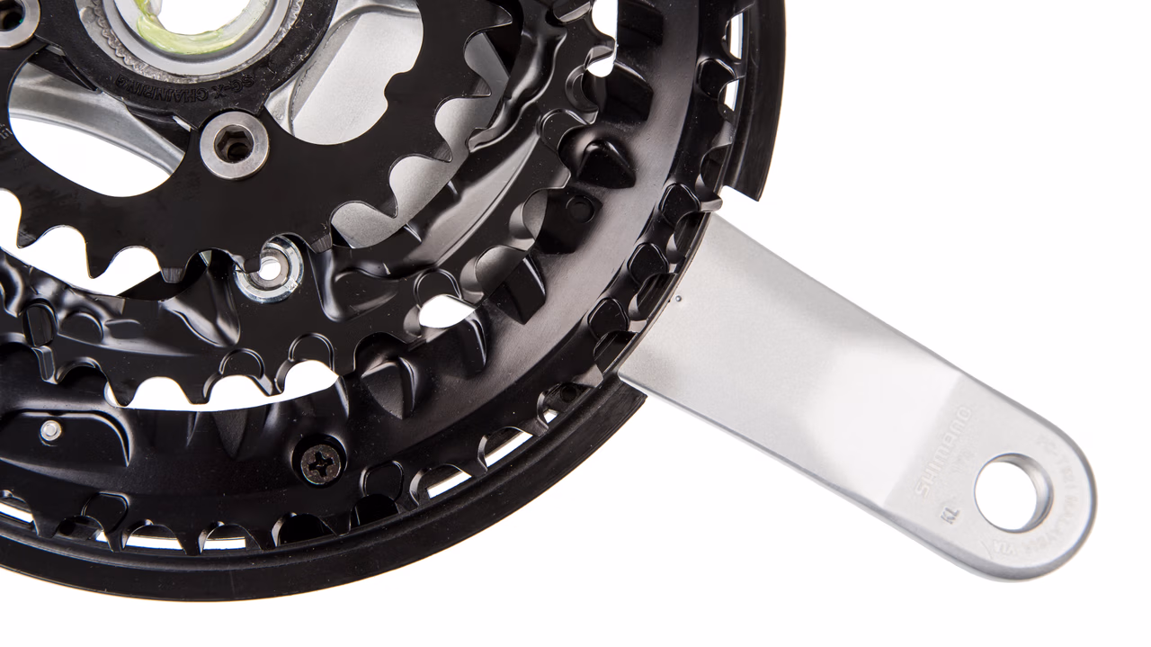 Shimano FC-T521 Kurbelgarnitur Octalink mit Kettenschutzring Günstiger Verkauf