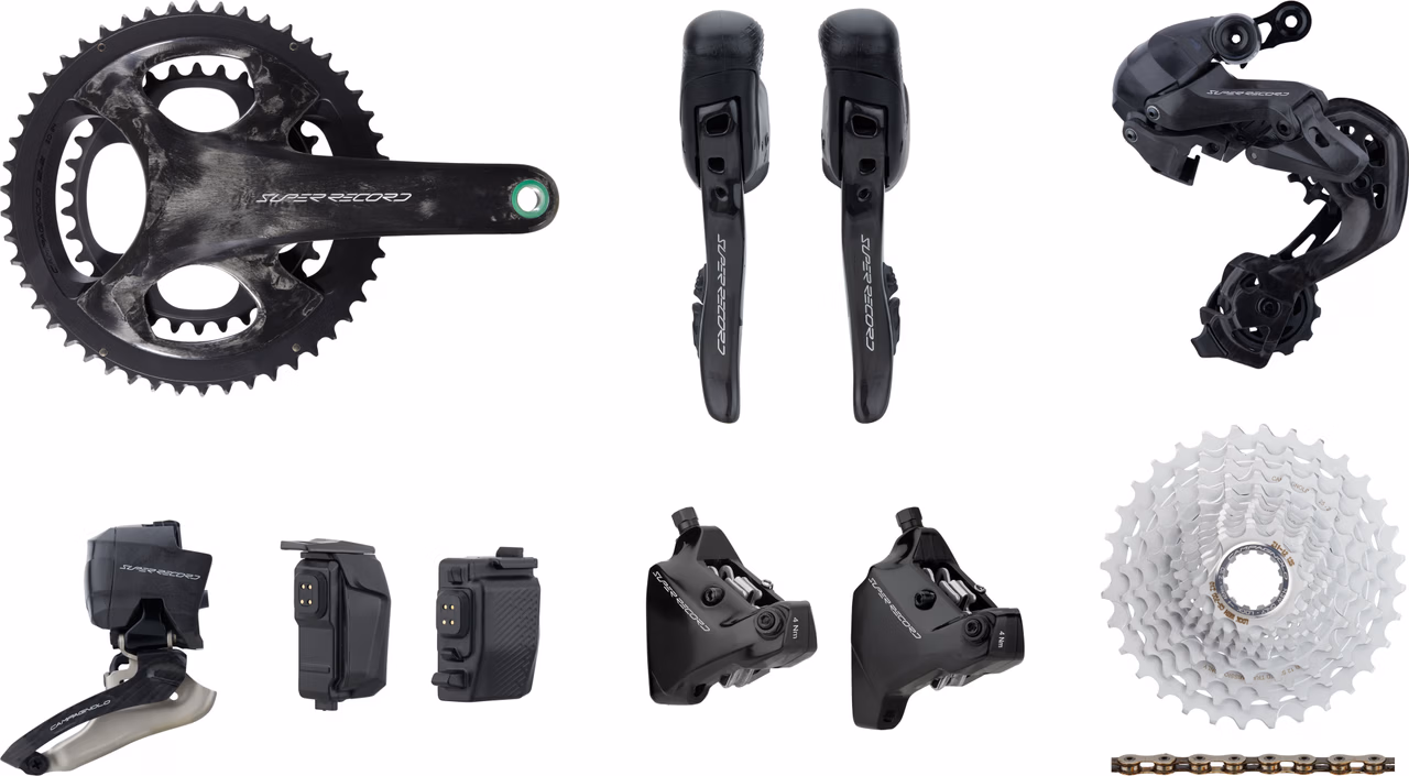 Campagnolo Super Record Wireless Gruppe 2x12-fach 34-50 140/160 - bike-components