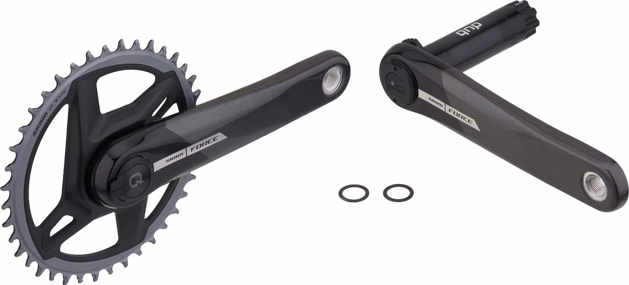 SRAM Force 1 D2 AXS DUB DM 1x12-fach Carbon Powermeter Kurbelgarnitur Kostenloser Versand