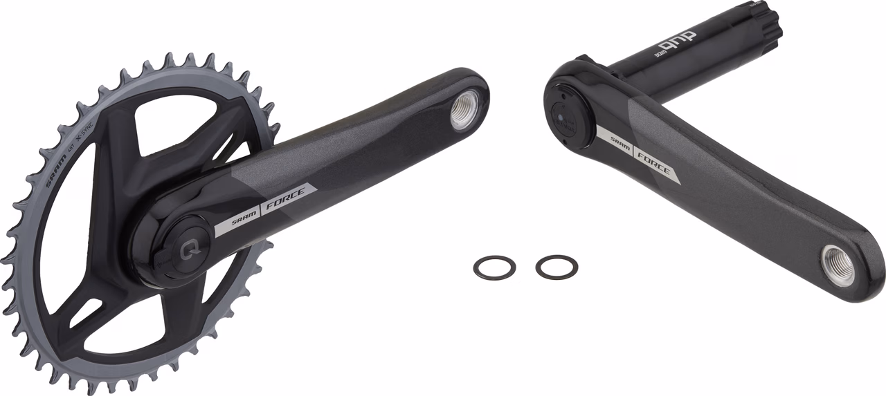 SRAM Force 1 D2 AXS Wide DUB DM 1x12-fach Carbon Powermeter Kurbelgarnitur Letzte 3 Tage
