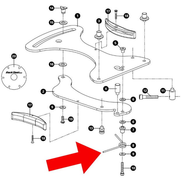 Park Tension Spring for TM-1